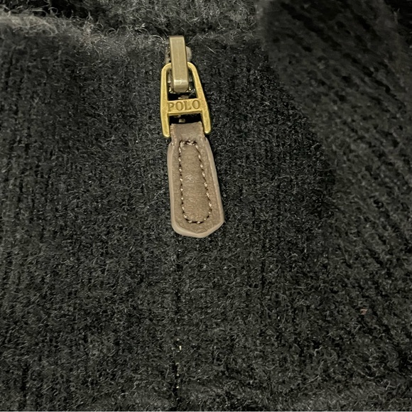 Polo Ralph Lauren Washable Cashmere Half Zip Sweater Men’s M Gray (Fits Small) - Picture 7 of 12